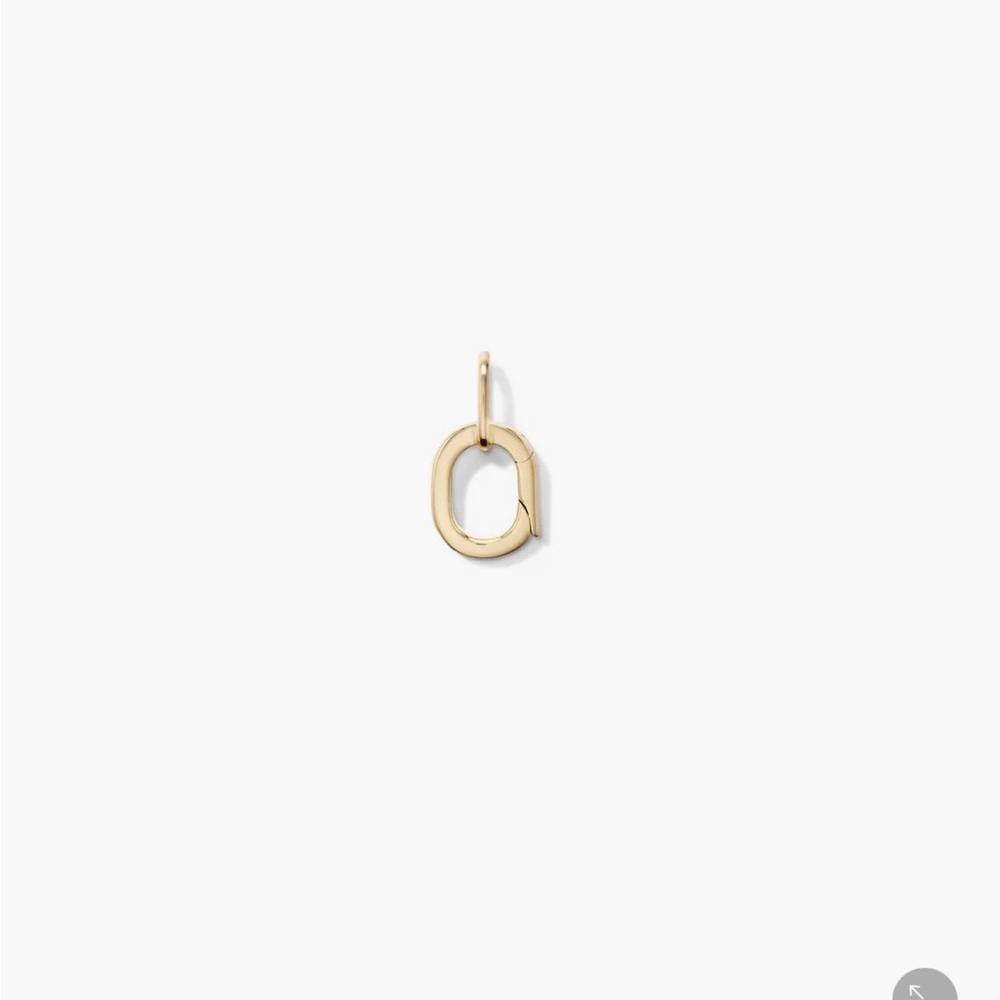 Mejuri 10k Oval Charm Enhancer